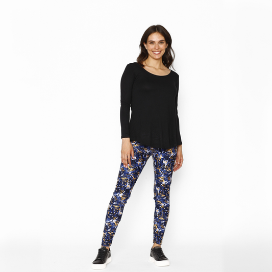 Calza Maternal Azul Manchas