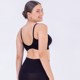 Sostén Lactancia Sin Costuras Con Encaje Negro