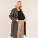 Pantalón Maternal Palazzo Taupe