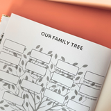 Libro de Recuerdos Bebé Familia de Ciervos