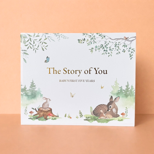 Libro de Recuerdos Bebé Anillado Bosque Encantado