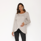 Polerón Lactancia Capas Lurex Beige