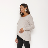 Polerón Lactancia Capas Lurex Beige