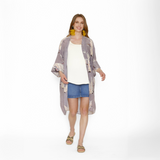 Falda maternal Corta Jeans Celeste