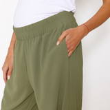 Pantalón Maternal Ana Verde Militar