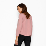 Polera Lactancia Colomba Manga Larga Rosado