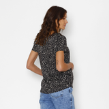 Polera Lactancia Paz Deer Negro