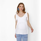 Polera Lactancia Pia Blanco
