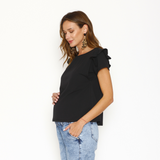 Polera Lactancia Gabriela Negro