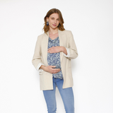 Polera Lactancia Capas Celeste verde