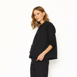 Polerón Maternal Buzo Negro