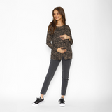 Sweater Lactancia Capa Puntas Lluvia Negro