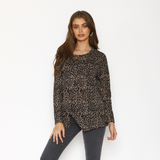 Sweater Lactancia Capa Puntas Lluvia Negro