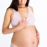 Sostén para dormir algodón palo rosa