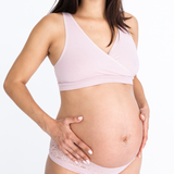 Sostén para dormir algodón palo rosa