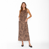 Vestido Lactancia Gabriela Largo Cebra Arena