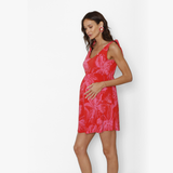 Vestido Lactancia Pía Lirio Fucsia