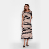 Vestido Maternal Elena Rodillo Beige