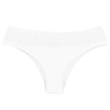 Calzón para embarazada Algodón Con Encaje Blanco