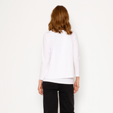 Polera Lactancia Doble Manga Larga Blanco