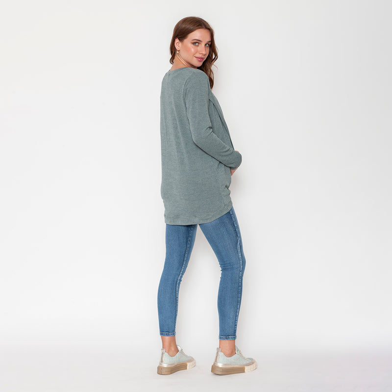 Sweater Maternal Capas Menta 23