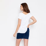 Falda maternal Corta Jeans