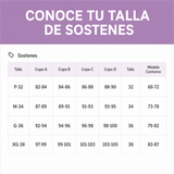 Sostén Control Maternal Algodón y Lycra Gris