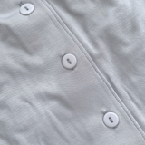 Camisa de Dormir Maternal Botones Gris