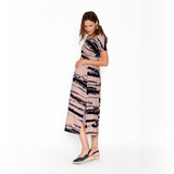 Vestido Maternal Elena Rodillo Beige