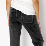 Jeans Maternal Cargo Negro