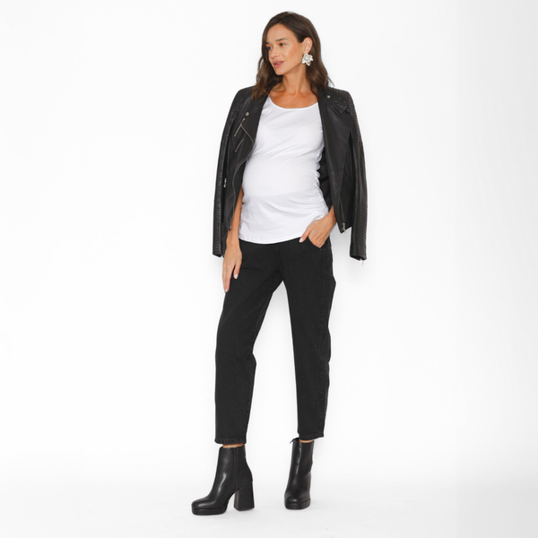 Jeans Maternal Julia Negro