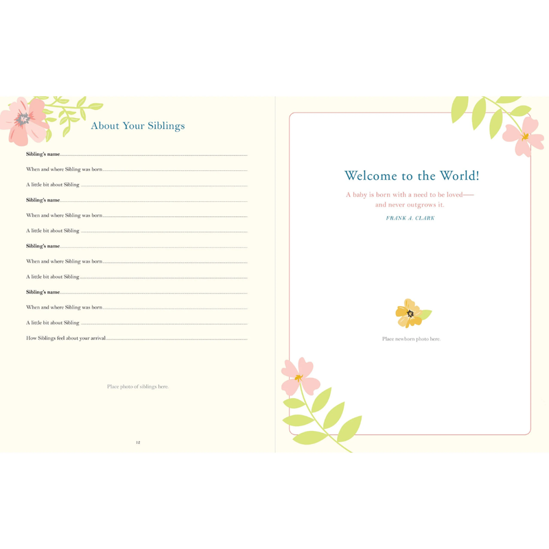 Libro de Recuerdos de Bebé