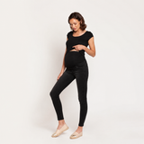 Jeans maternal Loreto Negro