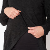 Polerón Lactancia Capas Negro