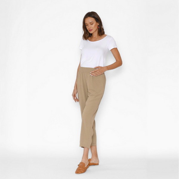 Pantalón Maternal Ana Beige