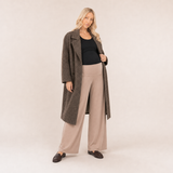 Pantalón Maternal Palazzo Taupe