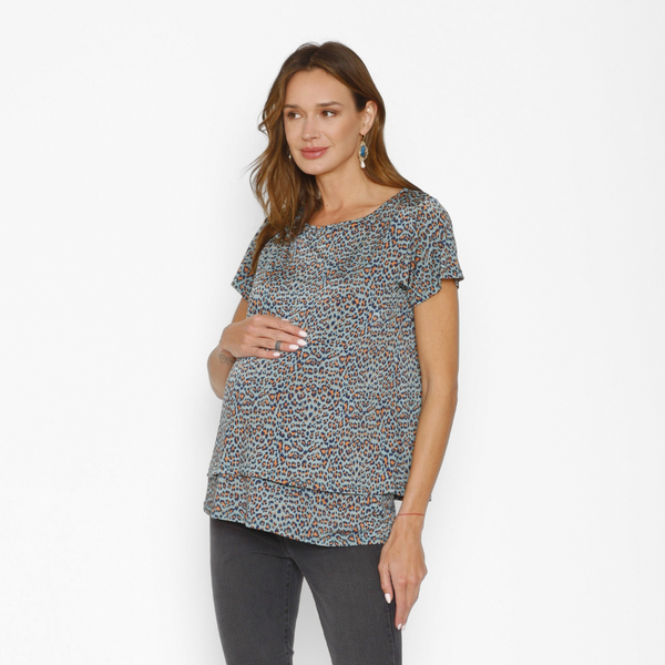 Polera Lactancia Doble Chita Verde