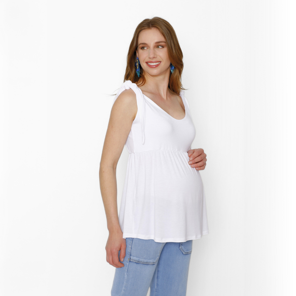 Polera Lactancia Pia Blanco