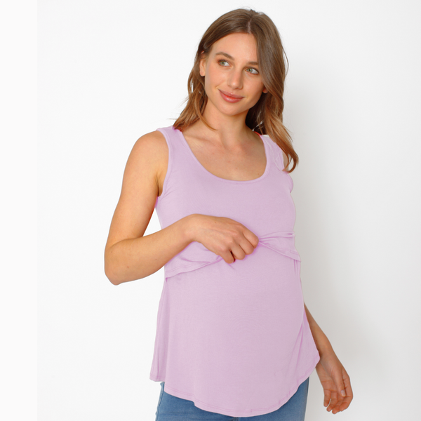 Polera Lactancia Vuelo Lila