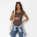 Polera Maternal Básica Deer Café
