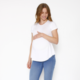 Polera Maternal Relax Blanco