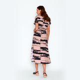Vestido Maternal Elena Rodillo Beige