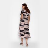Vestido Maternal Elena Rodillo Beige