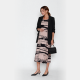 Vestido Maternal Elena Rodillo Beige